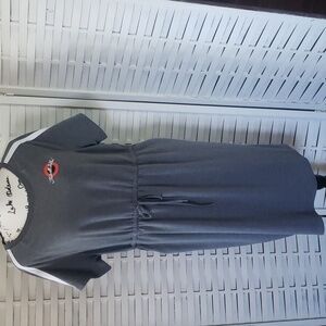 Looney Toons short sleeves elastic waist with pockets woman dress size 2X